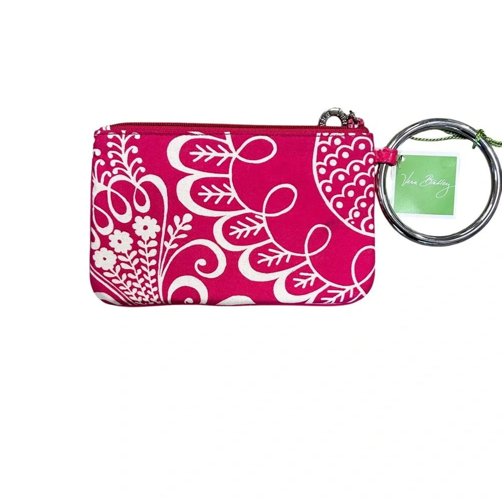 NWT Vera Bradley Twirly Birds Pink Bangle Wristlet - Picture 2 of 7